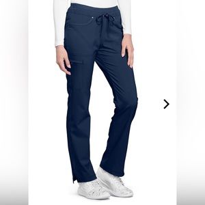 Cherokee iflex scrub pants in size small navy
